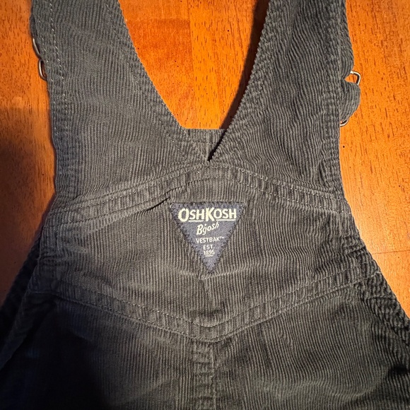Toddler Corduroy Overalls, OshKosh B’Gosh, Size 3T. Flannel Lined - Picture 6 of 9